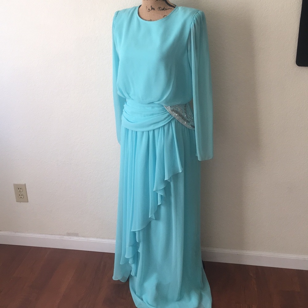 Miss Elliette prom dress. Like new. Size 8.